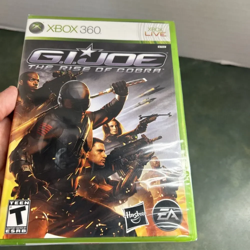 G.I. Joe The Rise of Cobra Xbox 360 New Sealed Original Shrink Wrap READ GI Joe